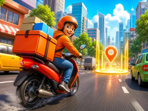 City Delivery Rider Simulator — A Quick Route Through Traffic