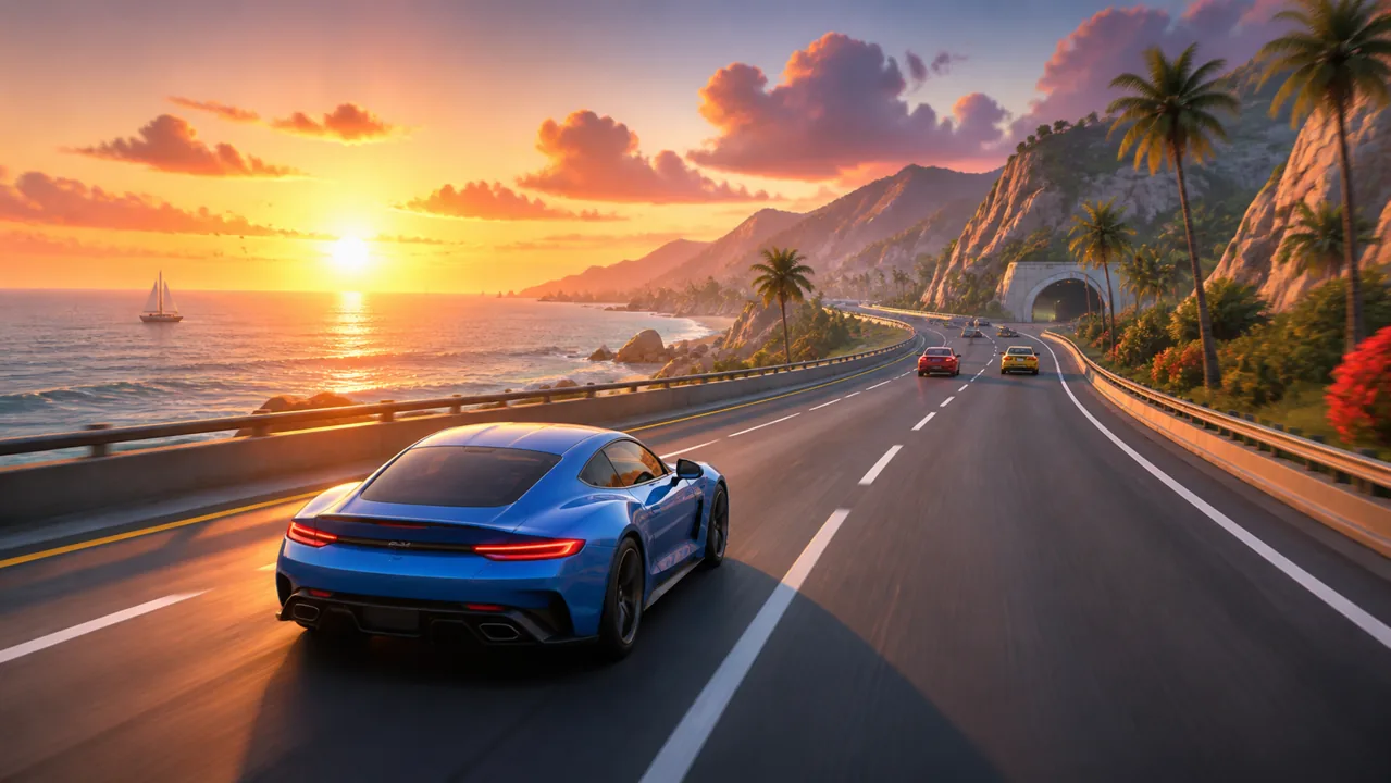 Endless Car Race Game: The Visual Rhythm of an Open Road