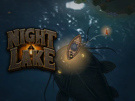 Night Lake — A Quick Read of Lantern-Lit Fishing