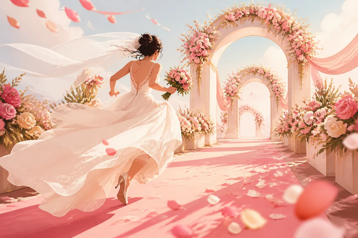 Wedding Rush Race: How an Aisle Creates Direction