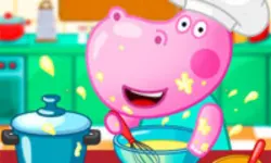 Hippo Cooking School: Game for Girls