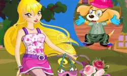 Winx Stella and Puppy