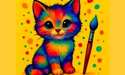 BTS Cute Kitty Coloring