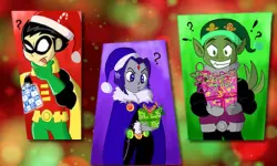 Teen Titans Christmas Stars