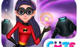 Superhero Violet Fashion Shoot
