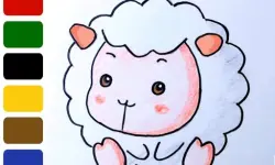 Baby sheep ColoringBook