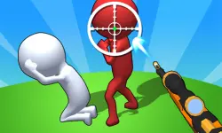Stickman Sniper Western Gun