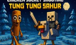 Chicken Jockey Shooting Tung Tung Sahur