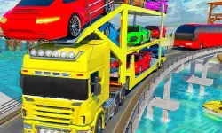 Crazy Mega Car Transport Truck Game