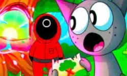 When Sprunki Meet Squid Game