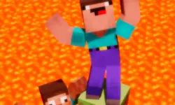Noob vs Pro But Floor is Lava Minecraft