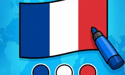 Flag Paint Puzzle Game