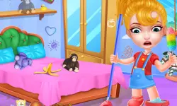 Baby Doll House Cleaning Game