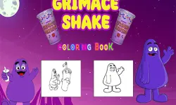 Grimace Shake Coloring