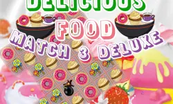 Delicious Food Match 3 Deluxes