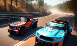 Top Down Truck Racing