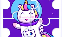 Cute Rainbow Unicorn Puzzles