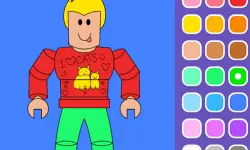 Roblox Coloring Game