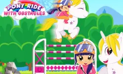 Pony Ride With Obstacles