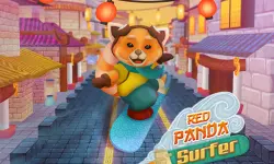 Red Panda Surfer