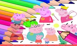Coloring Book for Peppa Pig