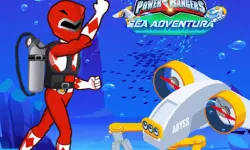 Save Power Rangers From Ocean Zombies - Pin Pull