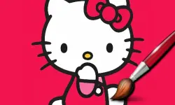 Easy Coloring Kitty