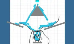 Happy Fun Glass Draw Lines