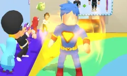 image Scale Kid Run And Jump Up
