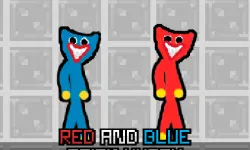 Red and Blue Stick Huggy