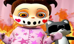 Scary Baby Pink Horror Game