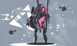 Alien Robot Warrior Hidden