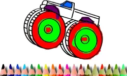 BTS Monster Truck Coloring