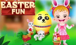Baby Hazel Easter Fun