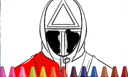 Squid Game Coloring Round