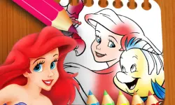 The Little Mermaid Coloring Book