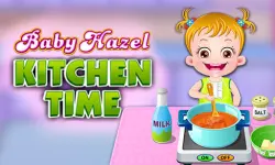 Baby Hazel Kitchen Time