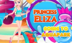Princess Eliza Going To Aquapark