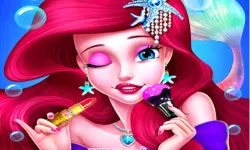 Mermaid Princess Makeup - Girl Fashion Salon game