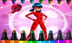 Miraculous Ladybug Coloring Game