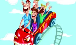 Roller coaster leap