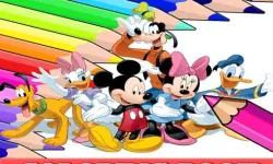 Coloring Book for Mickey Mouse