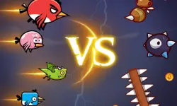 Infuriated bird