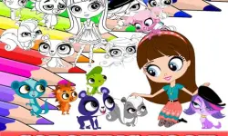 Coloring Book for Littlest Pet Shop