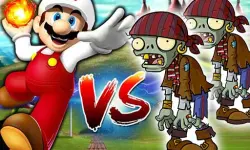 Fat Mario vs Zombies