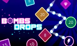 Bombs Drops - Physics balls