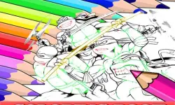 Coloring Book for Ninja Turtle