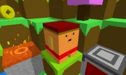 Blocky Rush Downhill