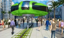 Gyroscopic Elevated Bus Simulator Public Transport
