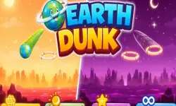 Earth Dunk Physics Arcade Game